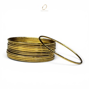 Vente en gros de bracelets tendance en acier inoxydable plaqué or 18 carats de qualité supérieure pour femmes, bijoux de mariage indiens - Product Image 1