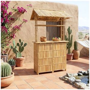 Handcrafted Bamboo Bar Counter – Natural Bar Furniture for Hotels, Restaurants & Resorts - Product Image 6