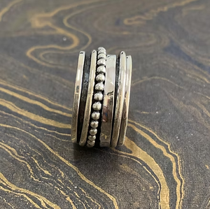 Handmade Silver 925 <b>Spinner</b> Unisex <b>Ring</b> for Everyday Wear comfortable fit Best for Gifts Any Occasion - Product Image 2