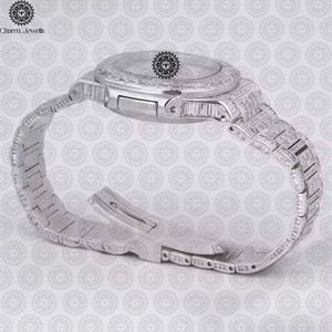 Montre mécanique de luxe Charm Jewells en acier inoxydable, boîtier rond de 40 mm, analogique, bracelet de 20 mm, mode homme - Product Image 4