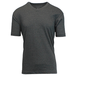 เสื้อยืดคอวี ผ้าฝ้าย 100% สีพื้น ระบายอากาศได้ดี แขนสั้น ทรงเข้ารูป สไตล์ลำลอง สำหรับผู้ชาย เป็นมิตรกับสิ่งแวดล้อม แห้งเร็ว ออกแบบได้ตามต้องการ - Product Image 5