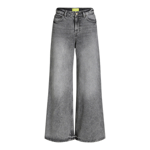 Jeans Vintage para Mujer 2025 OEM, Pantalones Casuales de Corte Regular, Estilo Urbano, Elásticos, de Tiro Medio, Acampanados y Transpirables - Product Image 3