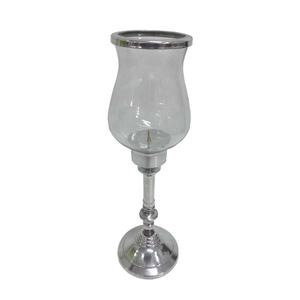 Candelabro de Metal de aluminio para decoración del hogar, soporte de vela de diseño moderno y pulido - Product Image 1