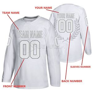 เสื้อเจอร์ซีย์ตาข่ายโพลีเอสเตอร์สำหรับผู้ชายเสื้อฮ็อกกี้น้ำแข็งแบบสั่งทำแผ่นระบายอากาศในเครื่องแบบฮอกกี้ - Product Image 2