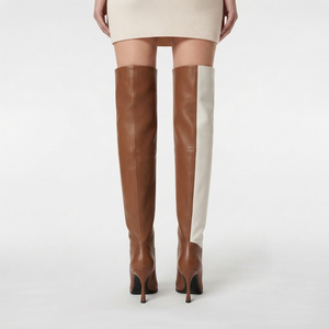 Leather Thigh <b>High</b> Fashion Boots For Women <b>High</b> Quality Ladies Over-The-<b>Knee</b> Leather Boots Women Streetwear Thigh <b>High</b> Boots - Product Image 2