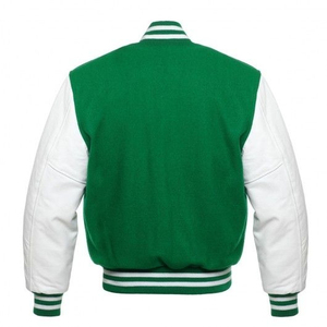 เสื้อแจ็คเก็ตวาร์ซิตี้ขนสัตว์ Stonefield รุ่นใหม่สำหรับผู้ชาย - สไตล์สตรีทแวร์ แขนยาว คอตั้ง ดีไซน์ลายเรขาคณิตและลายการ์ตูนแบบปะติด - Product Image 5