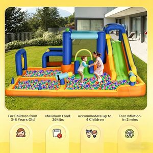 Casa Gonfiabile in PVC per Bambini, Parco Giochi Residenziale, Trampolino Pubblico per Interni/Esterni, Asilo, Scuola, Giardino, Casa, Parco 3 - Product Image 6