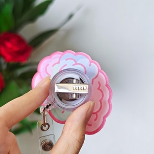 Cute Brain Acrylic Shaker Cute Charms Custom Acrylic Shaker <b>Keychain</b> Keyring Wholesale Custom <b>Personalized</b> Design For Nurse - Product Image 2