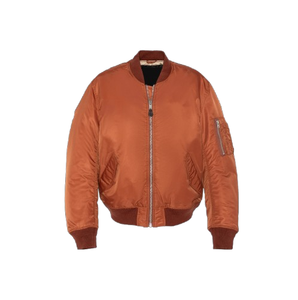 Veste bomber en nylon pour homme, grande taille, couleur unie, fermeture éclair, style décontracté, veste en polyester - Product Image 6