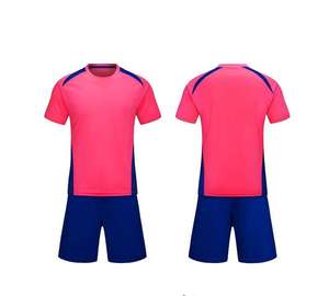 Ensemble de maillots de football personnalisés à manches courtes, extensibles, séchage rapide, 100% polyester, service OEM d'usine au Pakistan - Product Image 6