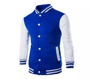 Premium 2025 Customized Varsity Letterman Jacket Leather Sleeves High Quality OEM ODM Blank Baseball Jacket Wholesale - Product Image 1