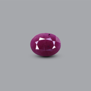 6.05 Carat Natural Oval Cut African Ruby Loose Gemstone for Fine Jewelry - Product Image 1