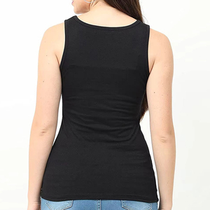 High Quality Women's Tank <b>Top</b> Breathable Sleeveless Jersey Casual Crew Neck Design for Summer OEM Customizable Service Available - Product Image 6