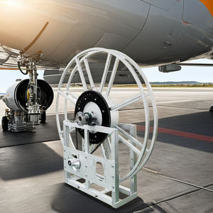 Con 1 año de garantía, carrete de manguera de envoltura única de aviación, equipo de servicio de gasolina, aluminio Natural, 2 ", 12V, voltaje de trabajo, 500W - Product Image 1