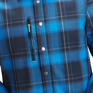 Chemise décontractée d'été pour homme à manches longues boutonnée, coupe décontractée, en flanelle respirante et écologique, fabricant OEM ODM pour l'exportation - Product Image 5