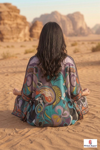 Women Printed <b>Kaftan</b> Dress Premium Quality Loose Fit Soft Fabric <b>Summer</b> Beach Wear Elegant Design Wholesale Supply - Product Image 4