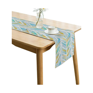 Modern Jacquard Floral Woven 100% Cotton <b>Table</b> <b>Runner</b> Solid Gray 40x220 Cm Washable Home & Hotel Use - Product Image 4