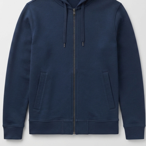 Ensemble de survêtement pour homme, nouveau style, couleur contrastée, à capuche, fermeture éclair, manches longues, vêtements décontractés, tissu en coton respirant, streetwear d'hiver - Product Image 4