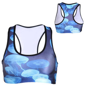 Soutien-gorge de sport élégant, coupe courte et ajustée, de qualité supérieure, respirant, offrant un bon maintien, confortable, extensible, sans coutures et doux - Product Image 4