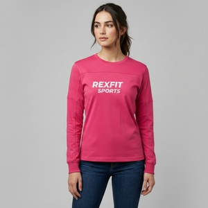 Camisetas de Manga Larga para Mujer, Personalizadas con Estampado, Todas las Tallas, Verano, Ecológicas, Nueva Llegada, Lisas, 100% Personalizables - Product Image 1