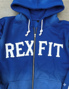 Sudaderas con capucha de bajo MOQ, las más demandadas por los clientes, con logotipos bordados desgastados, el mejor material, colores sólidos, sudaderas con capucha con cremallera efecto descolorido por el sol. - Product Image 5