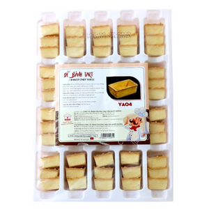 OEM/ODM Baked Tart Direct Wholesale From Manufacture HALAL Bakery Dessert Frozen Baked Egg Tart Shell YA04 720G <b>Sweet</b> Hot Price - Product Image 1
