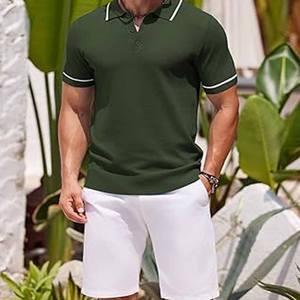 Men <b>Short</b> T-<b>shirt</b> Wholesale Custom Logo Embroidery 100% Cotton Polo <b>Shirt</b> Men <b>Short</b> <b>Sleeve</b> uploaded by <b>Dress</b> Sports - Product Image 5