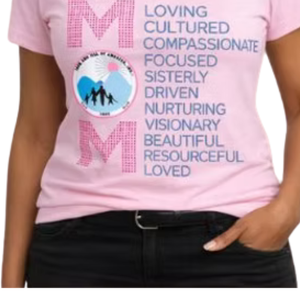 T-shirt rose à manches courtes et col rond pour femme, avec inscription « MOM Love », décontracté, confortable, pour un style de vie quotidien, vêtement tendance - Product Image 2