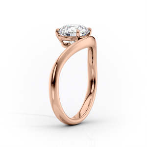 Radiant Cut Moissanite Diamond Open Loop <b>Split</b> Shank Solitaire Romantic Propose Gift 925 Sterling Silver <b>Ring</b> - Product Image 6