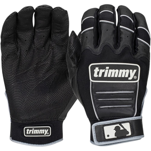 Gants de frappe de baseball Trimmy, à doigts entiers, en nylon respirant, pour lanceur droitier, fermeture auto-agrippante, unisexe, toutes saisons - Product Image 1