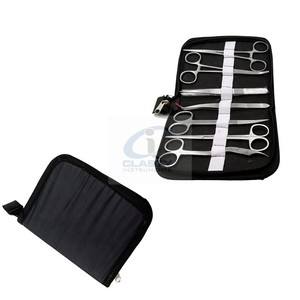 ชุดฝึกหัดเย็บแผลผ่าตัดคุณภาพสูง CLASTY INSTRUMENTS ทำจากเหล็กกล้าไร้สนิม พร้อมแผ่นซิลิโคนขนาดใหญ่สำหรับฝึกเย็บ และอุปกรณ์ผ่าตัด - Product Image 5