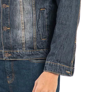 Mens Streetwear Vintage Acid Wash Denim <b>Jacket</b> 100% Cotton Casual <b>Trucker</b> Regular Fit Long Sleeve Quick Dry Autumn/Spring - Product Image 6
