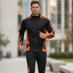 Traje Deportivo de Compresión Personalizado de Poliéster y Spandex, Camiseta Deportiva para Hombre, Ropa de Fitness Ajustada para Gimnasio - Product Image 3