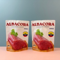 Frozen Food Packaging Bag Low Temperature Resistant High Impact Strength Plastic Frozen Pork Meat Packaging Bag MOQ 100pcs