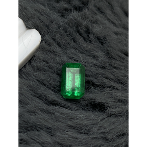 Esmeralda Zambiana Natural, Corte Octogonal, Verde, Gema Suelta de Alta Calidad para Anillo, Colgante, Joyería - Product Image 5