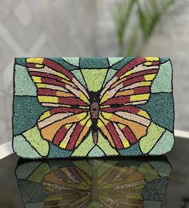 Bolso de mano para mujer, elegante, ecológico, duradero, con botones y cuentas, para bodas, banquetes y eventos nocturnos - Product Image 2