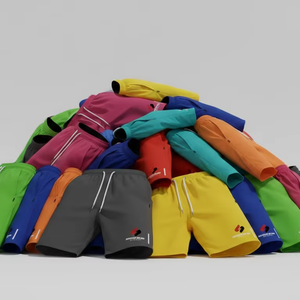 Pantalones Cortos Deportivos de Algodón para Hombre, Cintura Elástica, Transpirables, Ligeros, para Entrenamiento en Gimnasio, Logotipo Personalizado, Venta al Por Mayor - Product Image 2