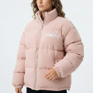 Abrigo Acolchado Casual de Invierno para Mujer, Chaqueta Cálida con Cuello Alto, Corte Regular, Ropa Exterior de Moda, Fabricante - Product Image 1