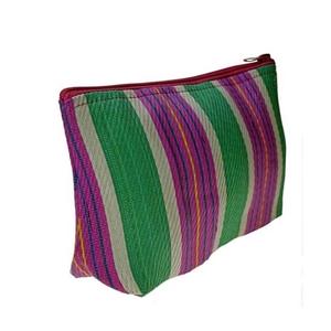 Sac de voyage en nylon recyclé écologique personnalisable pour trousse de toilette portable multi-usage pour le maquillage des femmes fermeture éclair cosmétique - Product Image 1