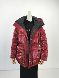 2027 Wholesale Custom Puffer <b>Jacket</b> Women's Ready Puff Winter <b>Jacket</b> <b>Short</b> Length Solid Color Women <b>Jacket</b> - Product Image 5