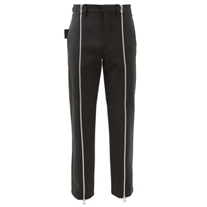 Custom Made New Fashion Men's Front Zipped <b>Wool</b> Twill Suit <b>Pants</b> High Quality Casual Trousers - Product Image 1