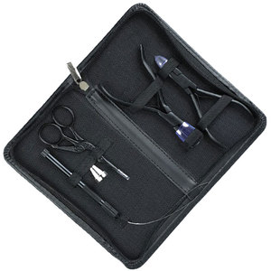5-Piece Stainless Steel Micro <b>Bead</b> Hair Extension <b>Kit</b> with Professional Pliers, Complete Hair Extension Installation and Removal - Product Image 4