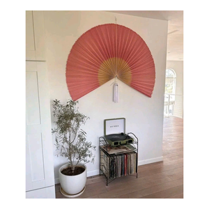 Wholesale Bamboo Handfan Handmade <b>Folding</b> Fan For Decorative Wedding Party Souvenir Premium Bamboo Craft Product - Product Image 6