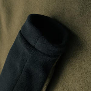 Veste d'hiver pour homme en polaire sherpa, style streetwear, à capuche et col montant, manches longues, coupe oversize, décontractée, avec logo frontal - Product Image 4