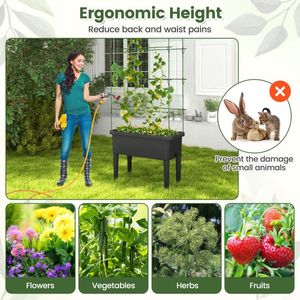 Hormiguero Elevado con Sistema de Riego Automático para Plantas Trepadoras, Duradero, para Exteriores, Valla y Soporte para Plantas - Product Image 6
