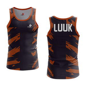 Camiseta Deportiva Personalizada para Hombre, Sublimada, de Secado Rápido, Cuello Redondo, Sin Mangas, con Diseño Personalizado, para Gimnasio - Product Image 6