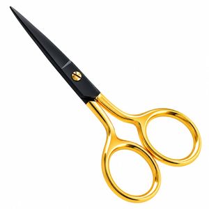 Tijeras Multi-Plasma Pequeñas de Acero Inoxidable con Punta Recta para Mano Derecha, Duraderas y Afiladas, para el Cuidado de Uñas, Cutículas, Pelo Facial - Product Image 1