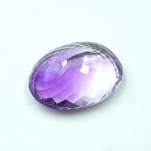 พลอยอเมทิสต์ธรรมชาติ รูปทรงวงรี 25.40 กะรัต แบบเม็ดเดี่ยว - Product Image 3