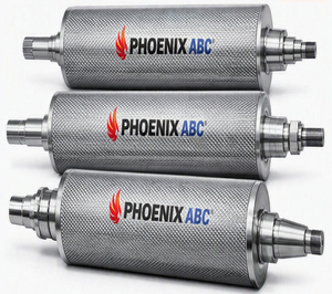 Rouleau de convoyeur à bande en acier robuste de qualité supérieure Phoenix Abc avec rainures moletées, modèle non motorisé à montage au sol 2026 - Product Image 1