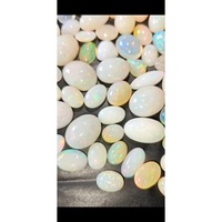 Opale d'Éthiopie naturelle de haute qualité, cabochon de pierres précieuses en vrac, polie, pleine de feu, pierre de guérison pour la fabrication de bijoux